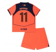 Barcelona Raphinha Belloli #11 Koszulka Trzecia dzieci 2025-26 Krótki Rękaw (+ krótkie spodenki)